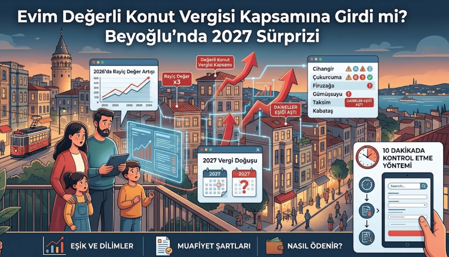 Beyoğlu 2027 Sürprizi: Değerli Konut Vergisi